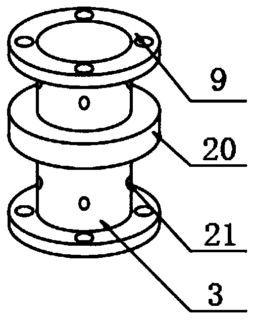 Anchor rod construction device for building engineering