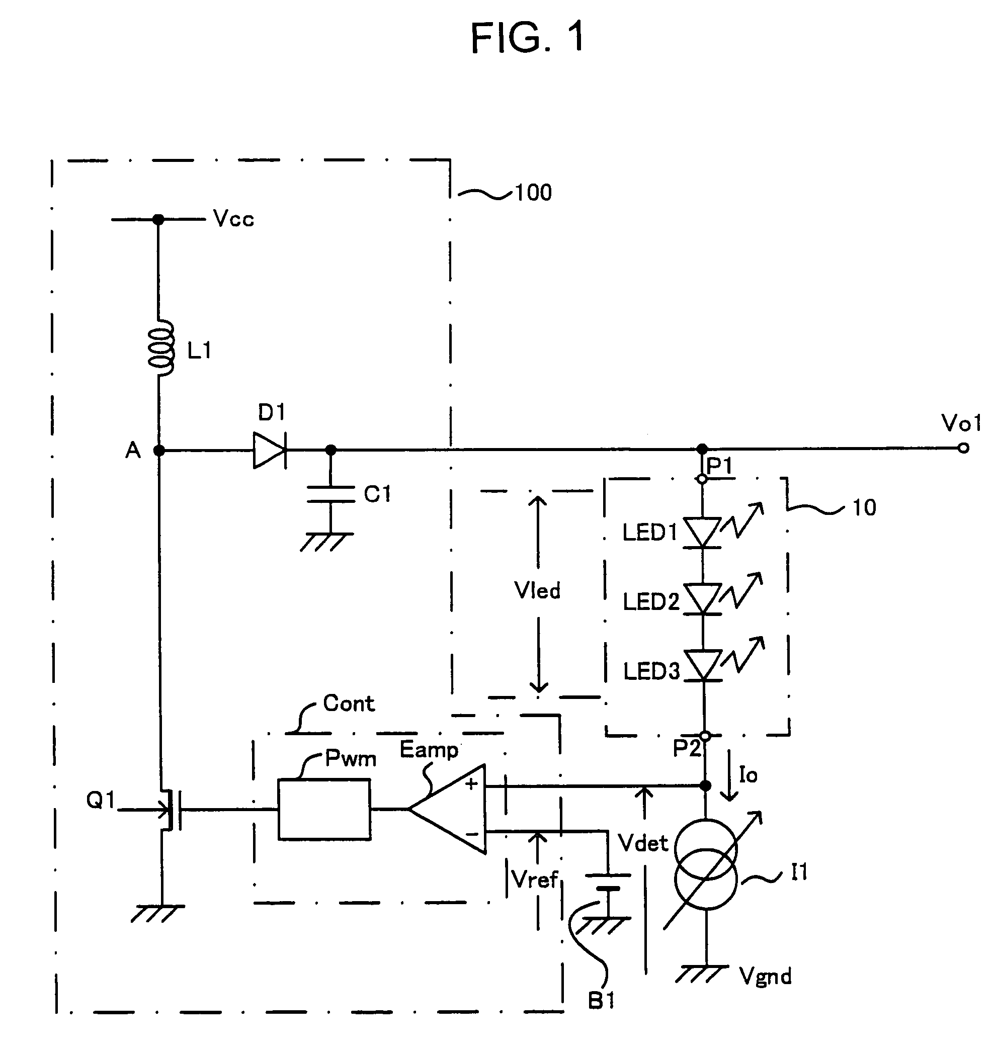 Load driving device and portable apparatus utilizing such driving device