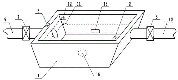 Water supply system for animal husbandry