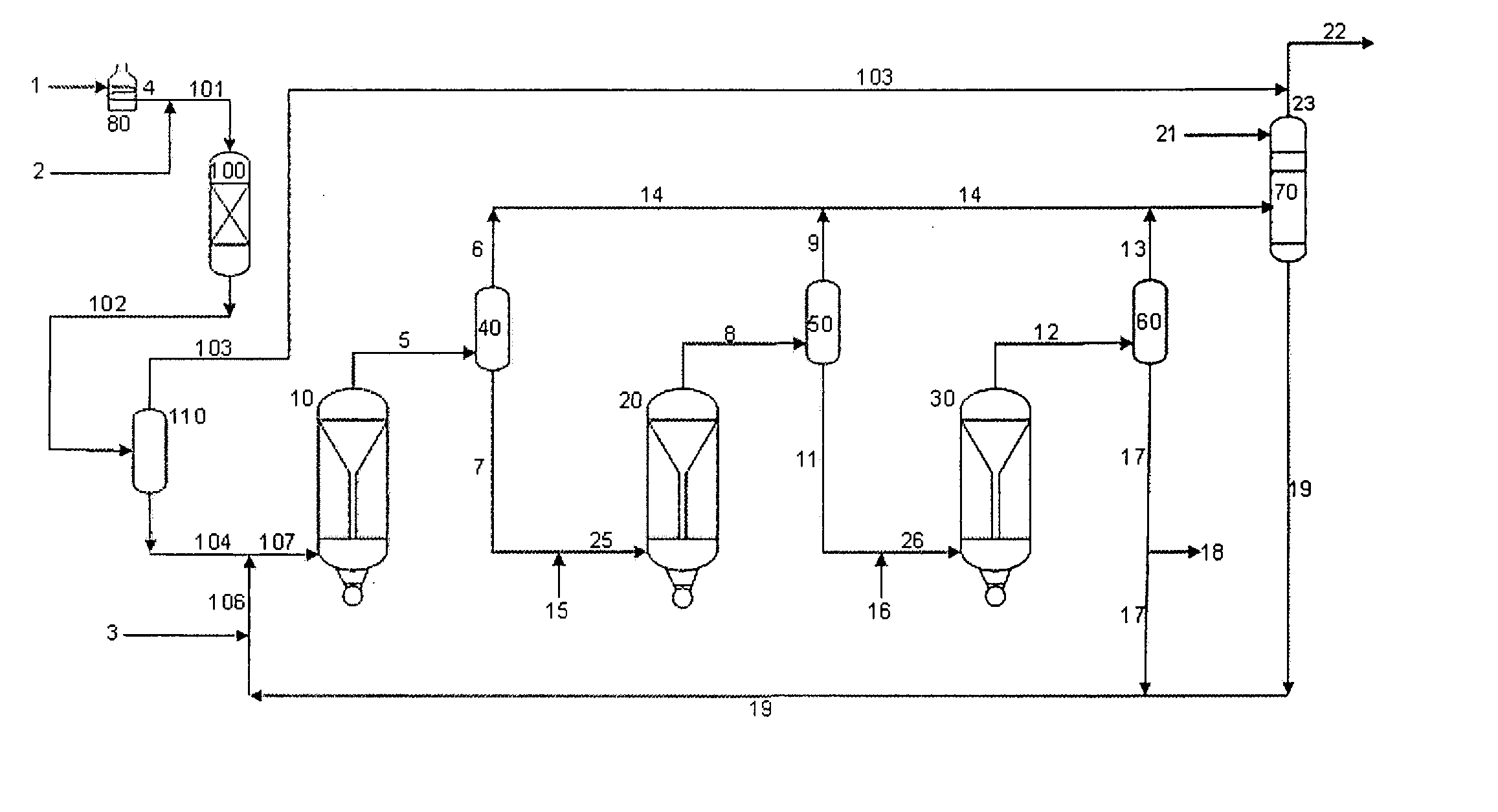 Integrated in-line pretreatment and heavy oil upgrading process