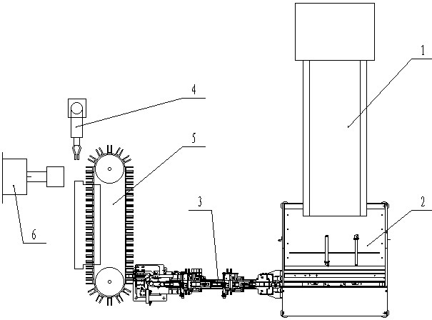 An automatic production system for road studs