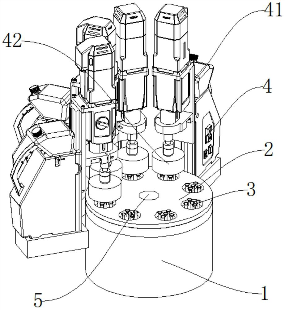 Surface polishing device for high-refractive-index lens processing and using method of surface polishing device