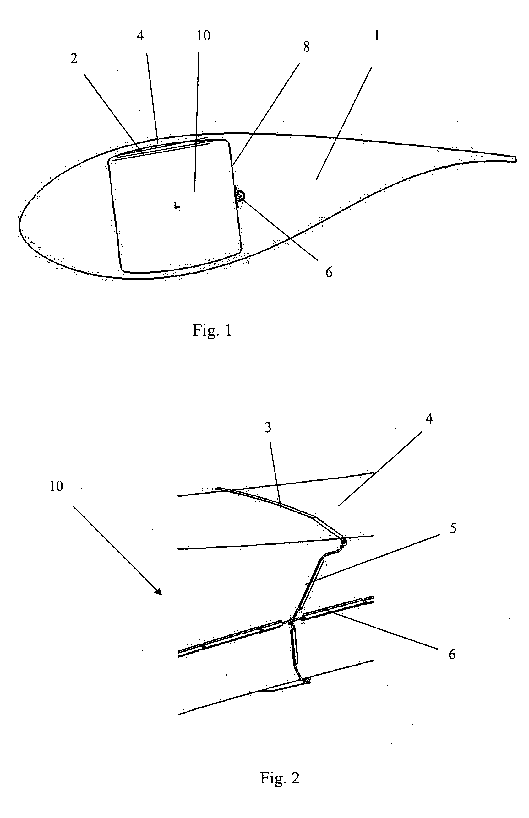 Lightning Conductor System for Wind Generator Blades Comprising Carbon Fibre Laminates