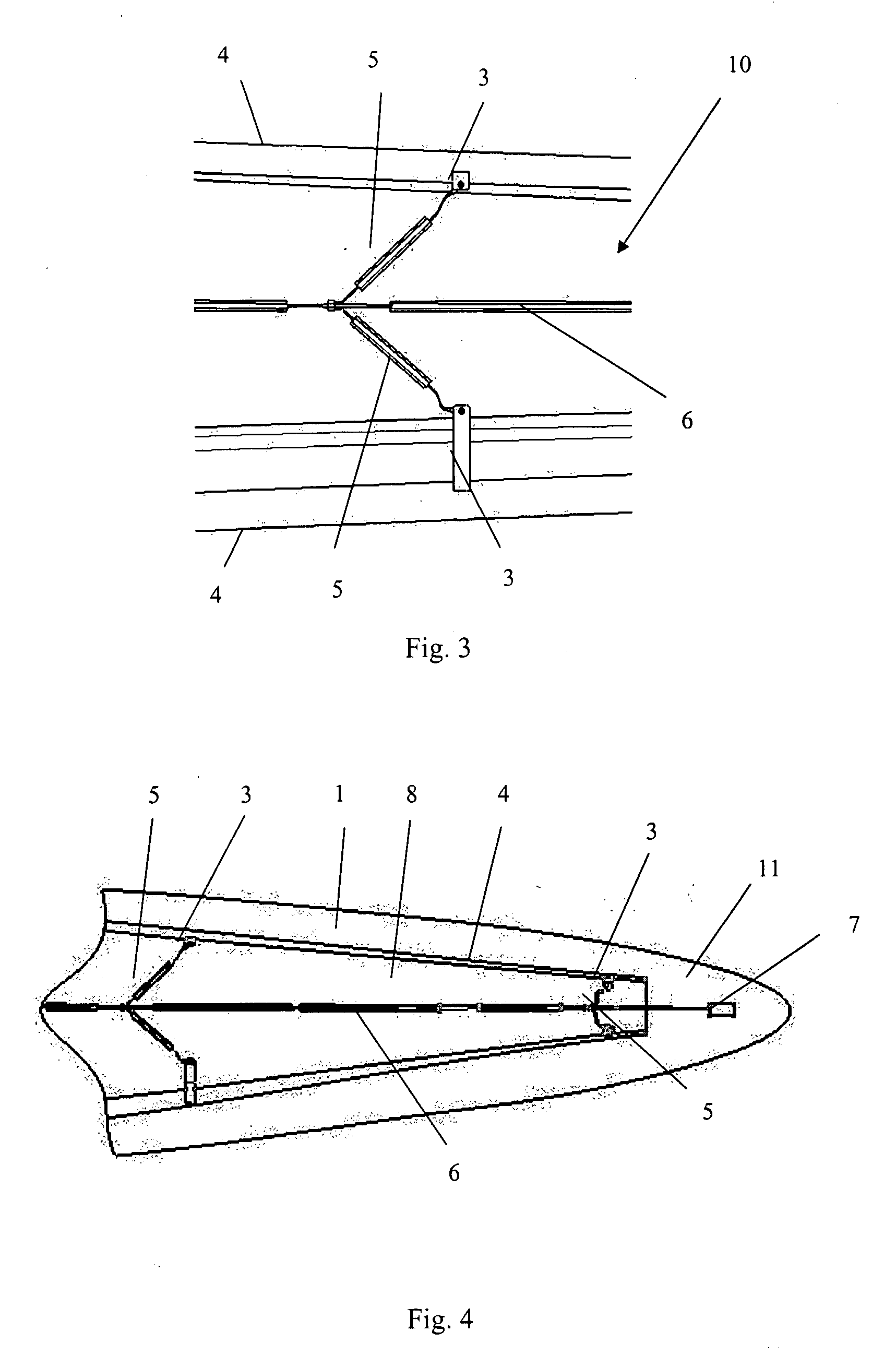 Lightning Conductor System for Wind Generator Blades Comprising Carbon Fibre Laminates