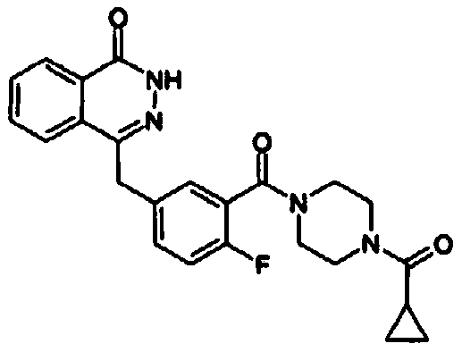 A kind of olaparib composition capsule