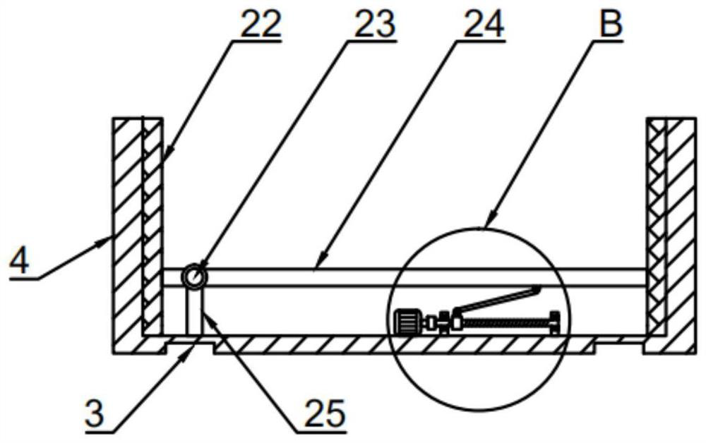 Material receiving device of polaroid production equipment