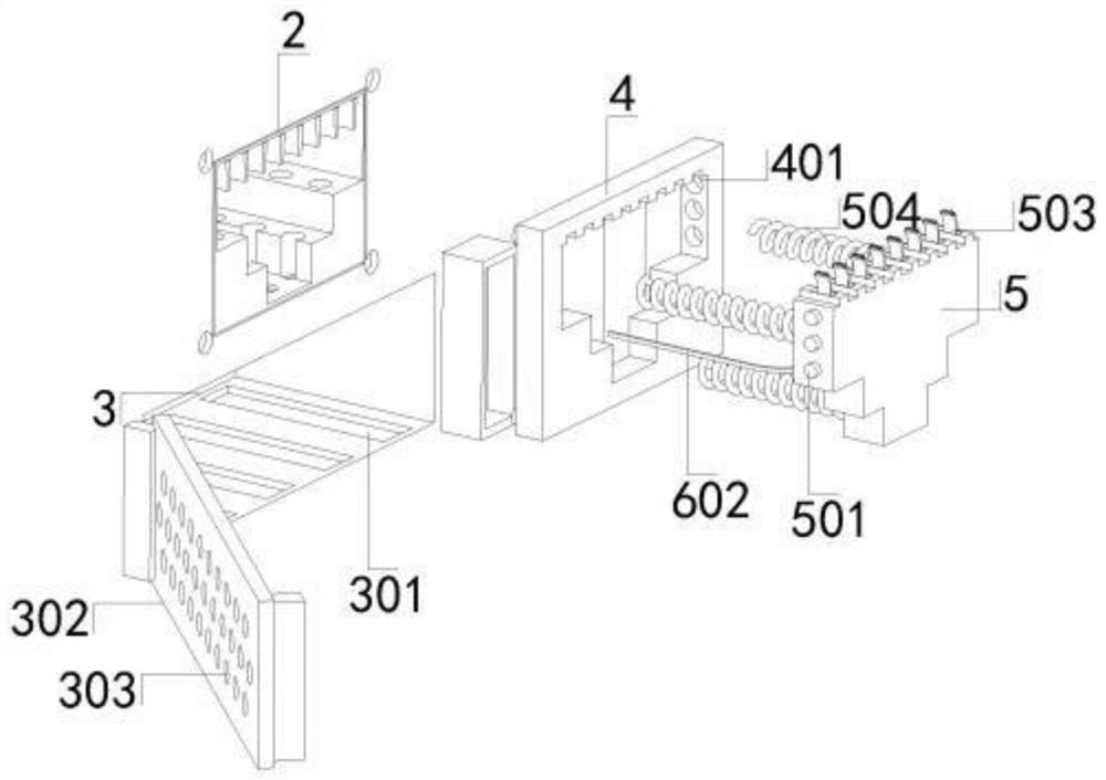 Network port component for network communication equipment