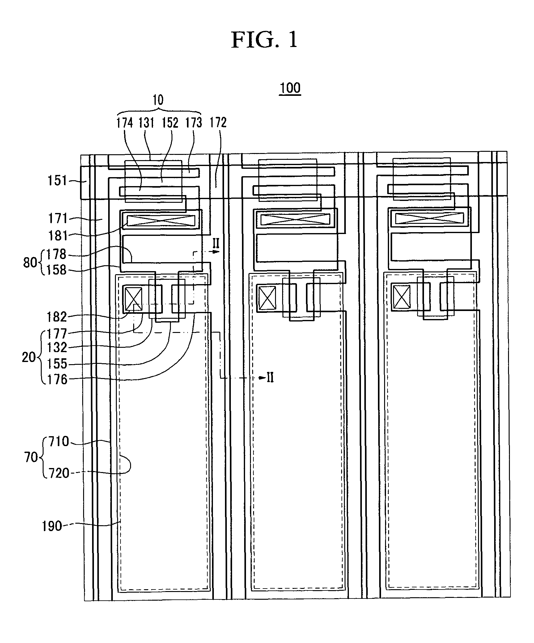 Organic light emitting diode display, display device including the same, and associated methods