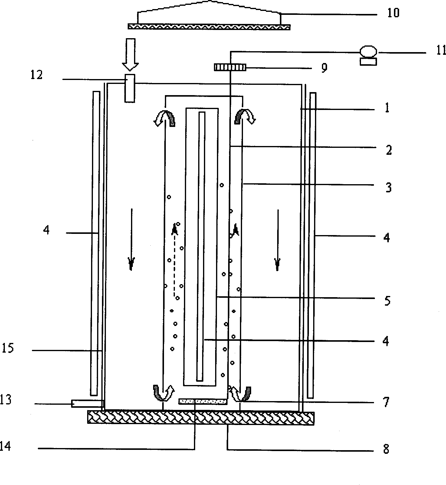 Apparatus for culturing bait microalga