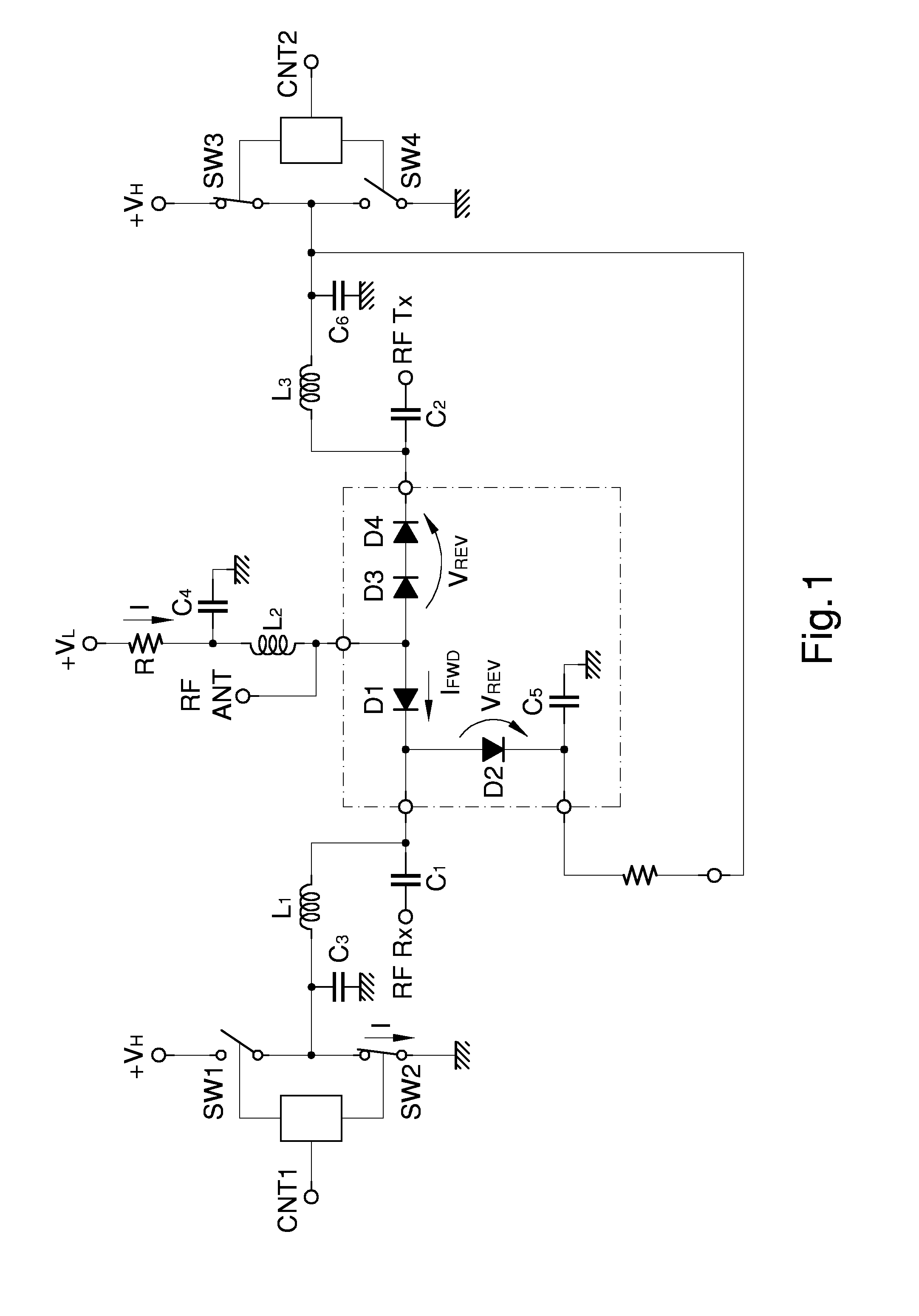 Radio frequency switching system