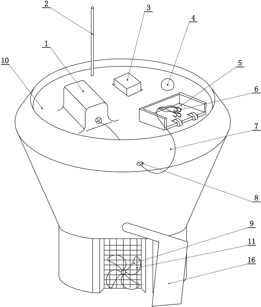 Floating device for fishing