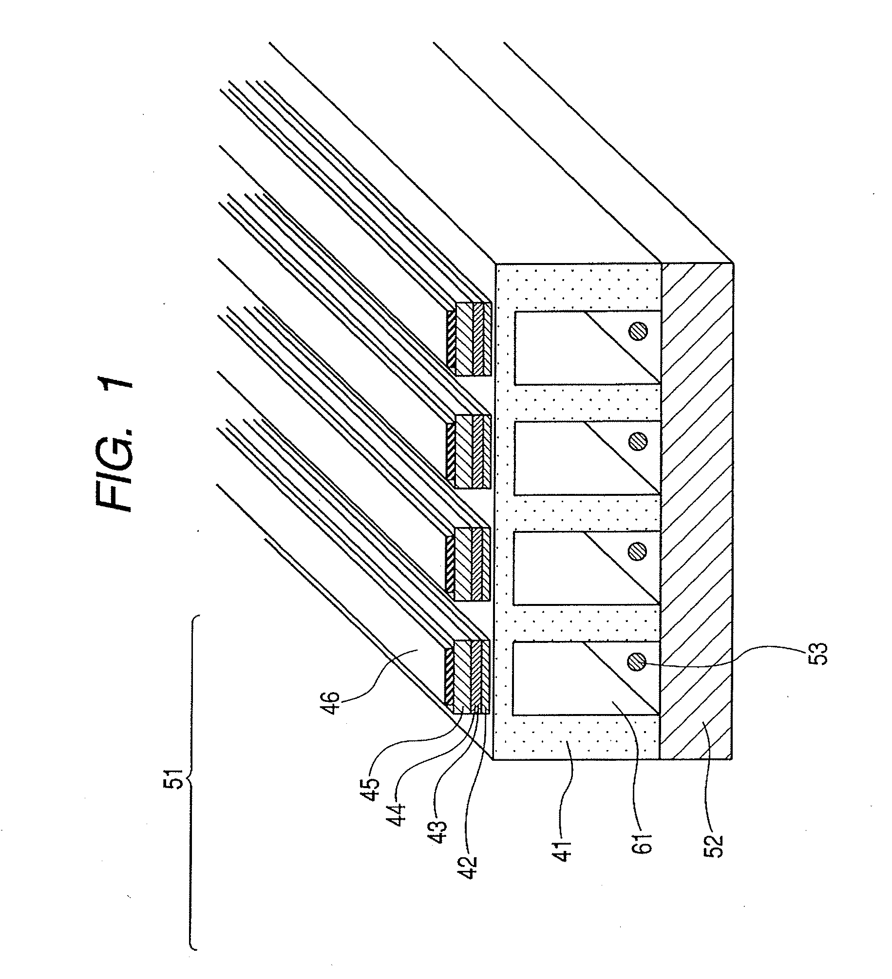 Piezoelectric element, ink jet head and producing method for piezoelectric element