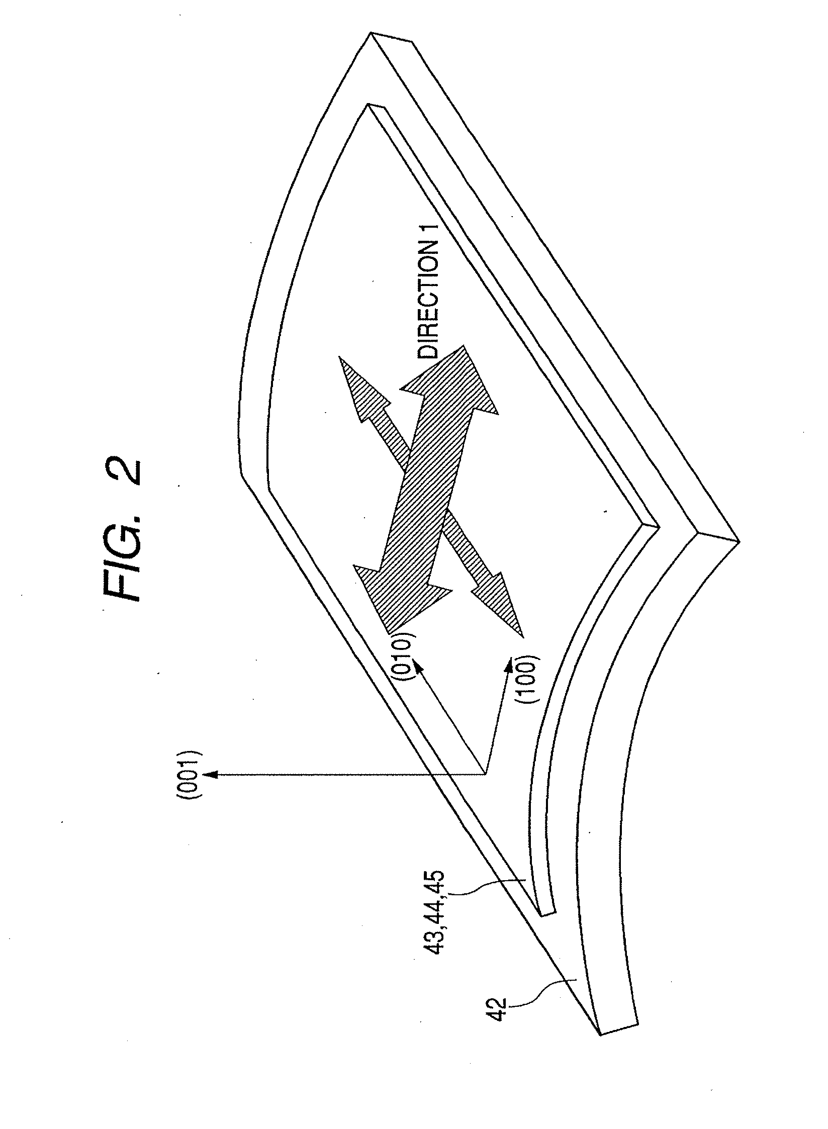 Piezoelectric element, ink jet head and producing method for piezoelectric element