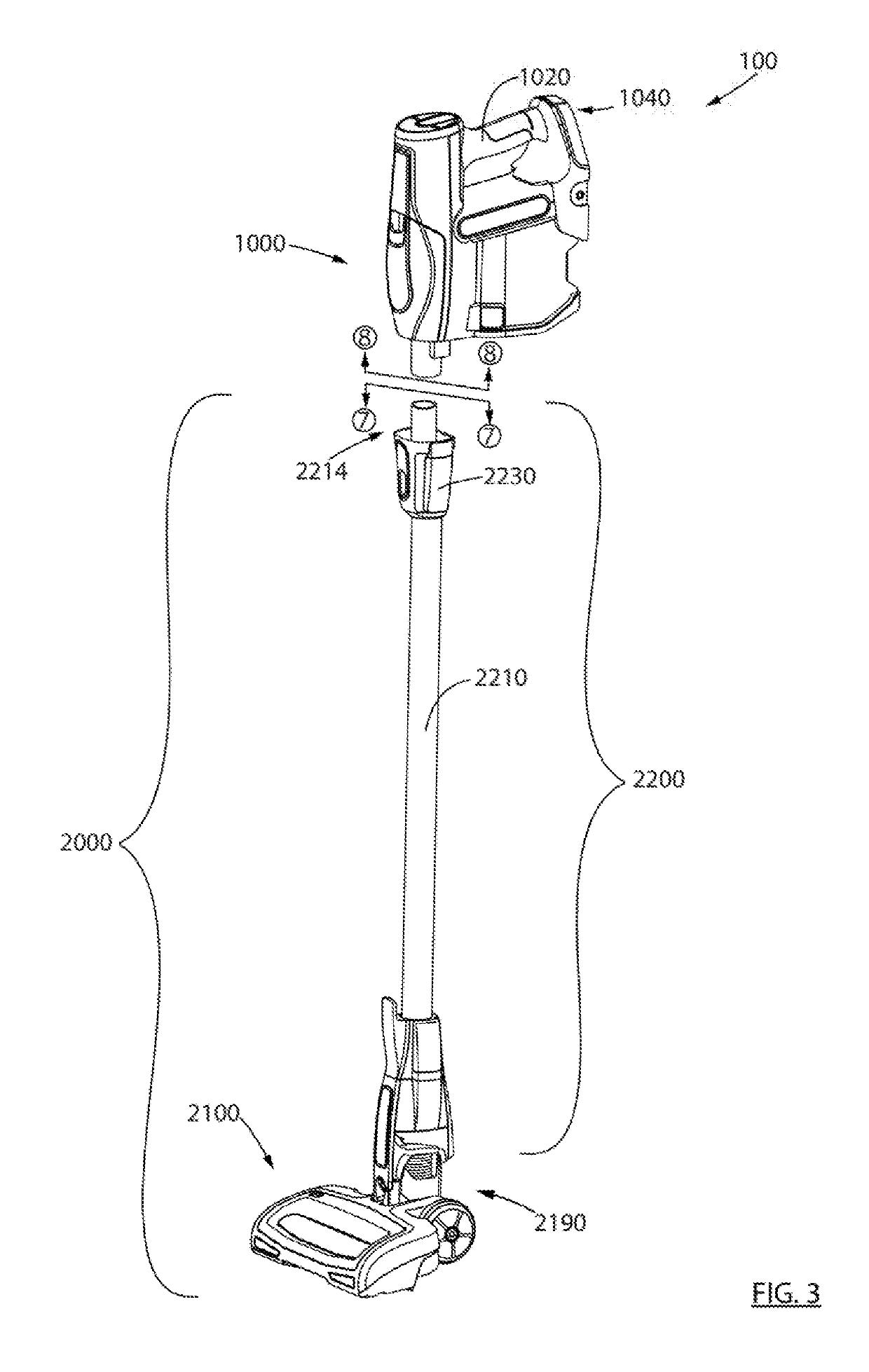 Surface cleaning apparatus with a variable inlet flow area