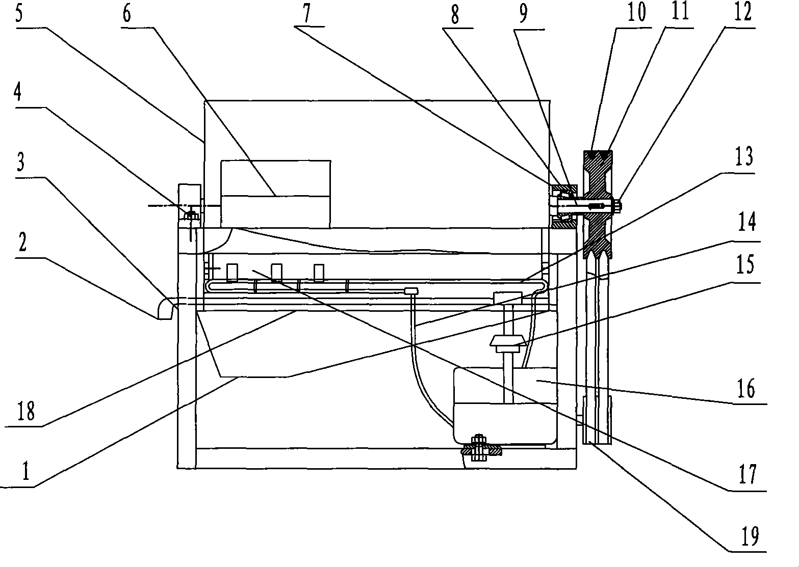 Threshing method based on waste heat utilization and thresher based on waste heat utilization