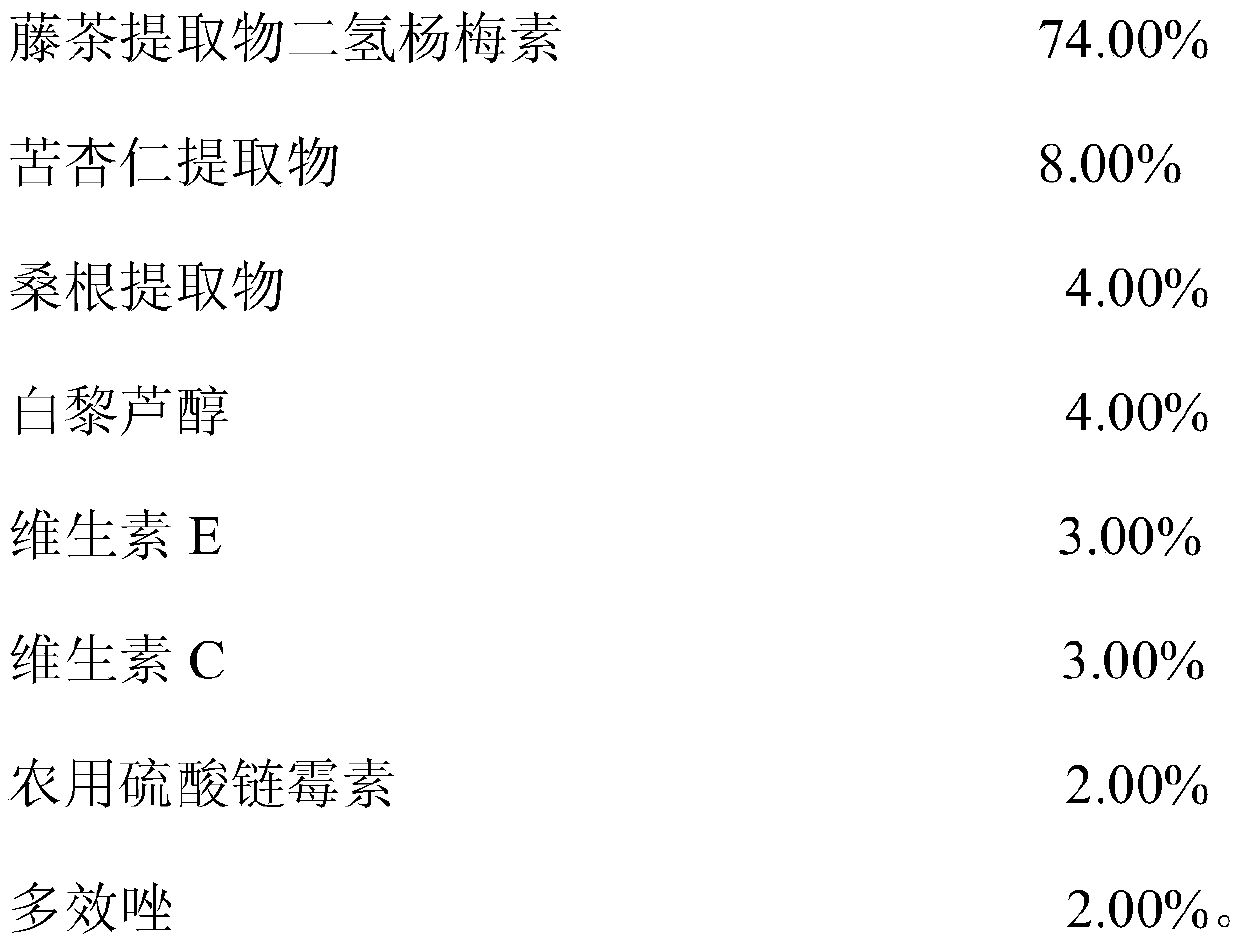 A formula for improving rice seed setting rate and its preparation method and application