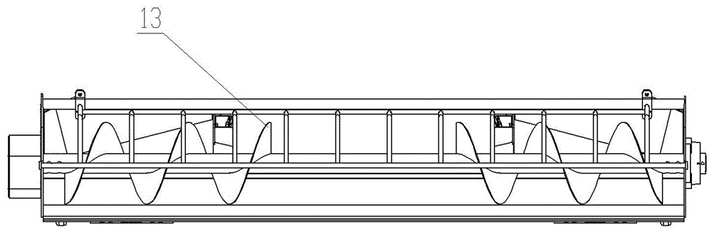 A double-rotation and multi-angle adjustment remote control bin-out machine