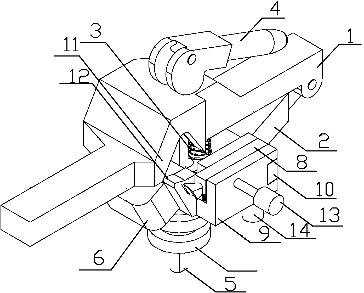 Hot-line work wire stripper capable of preventing conductor from being damaged