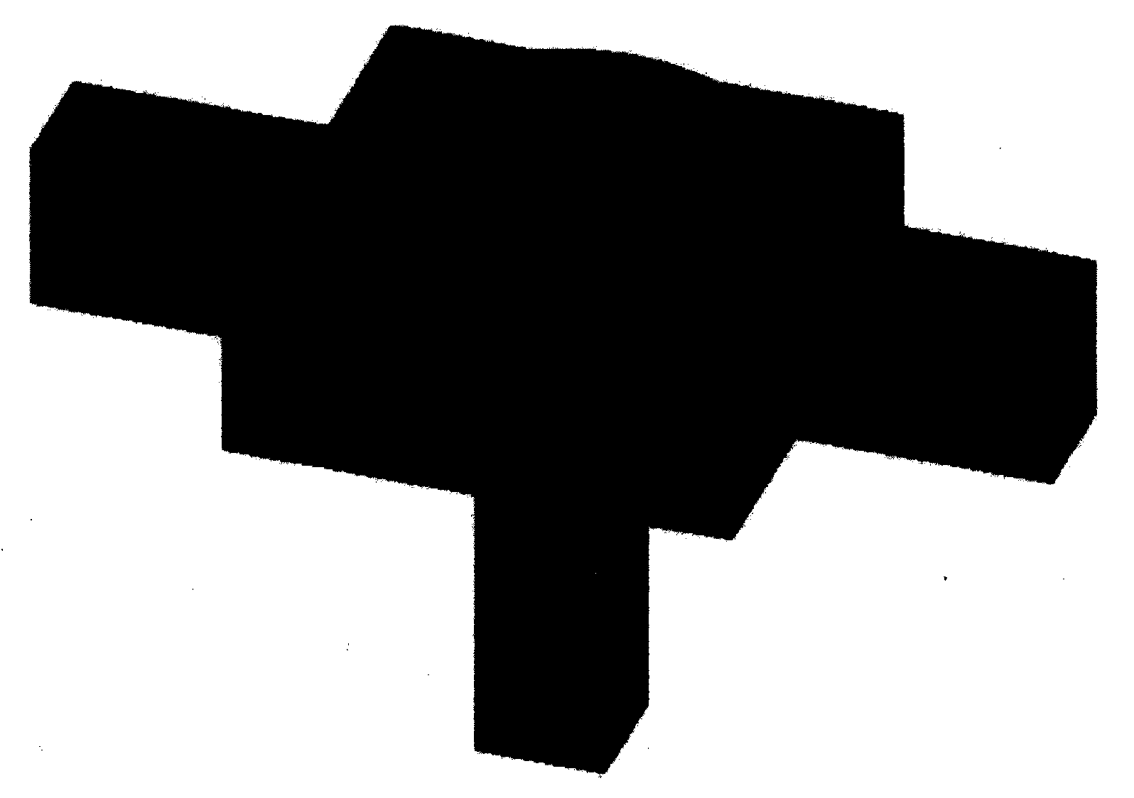 Vertical-bending-twisting compound rotary type ultrasonic motor piezoelectric vibrator