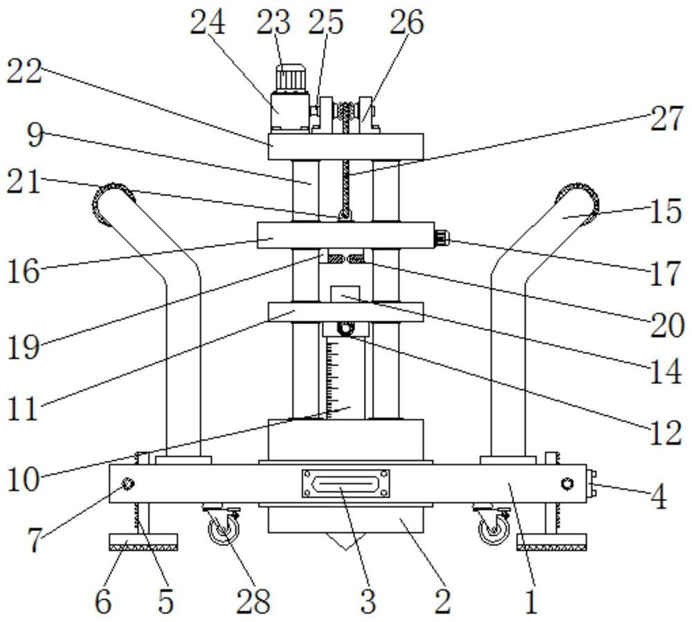 House foundation detection device and using method thereof