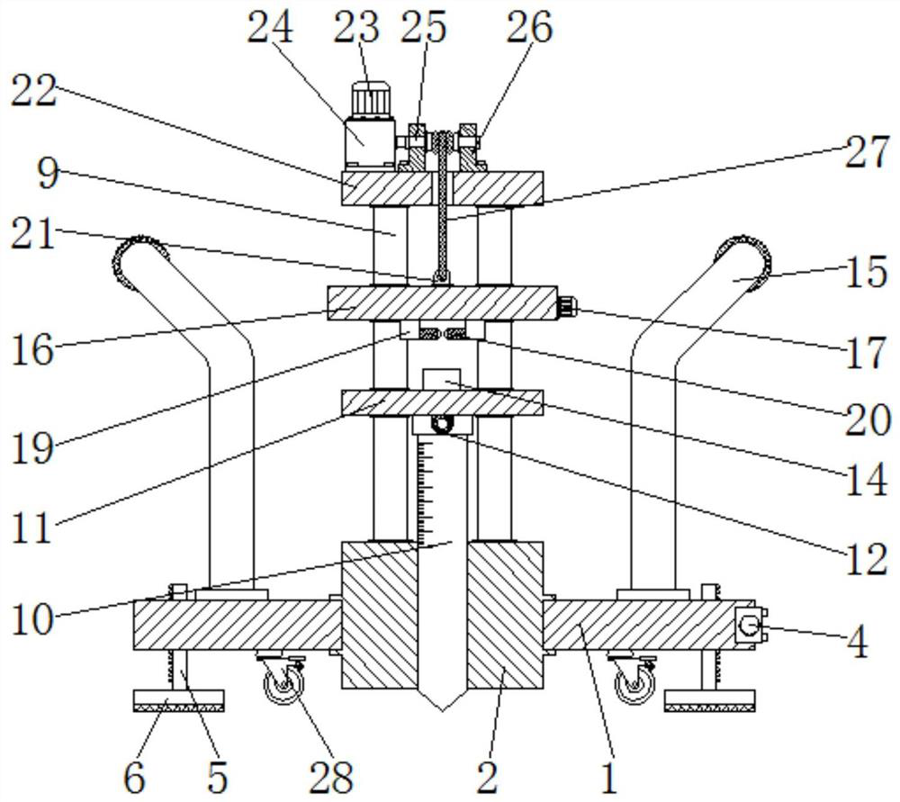 House foundation detection device and using method thereof