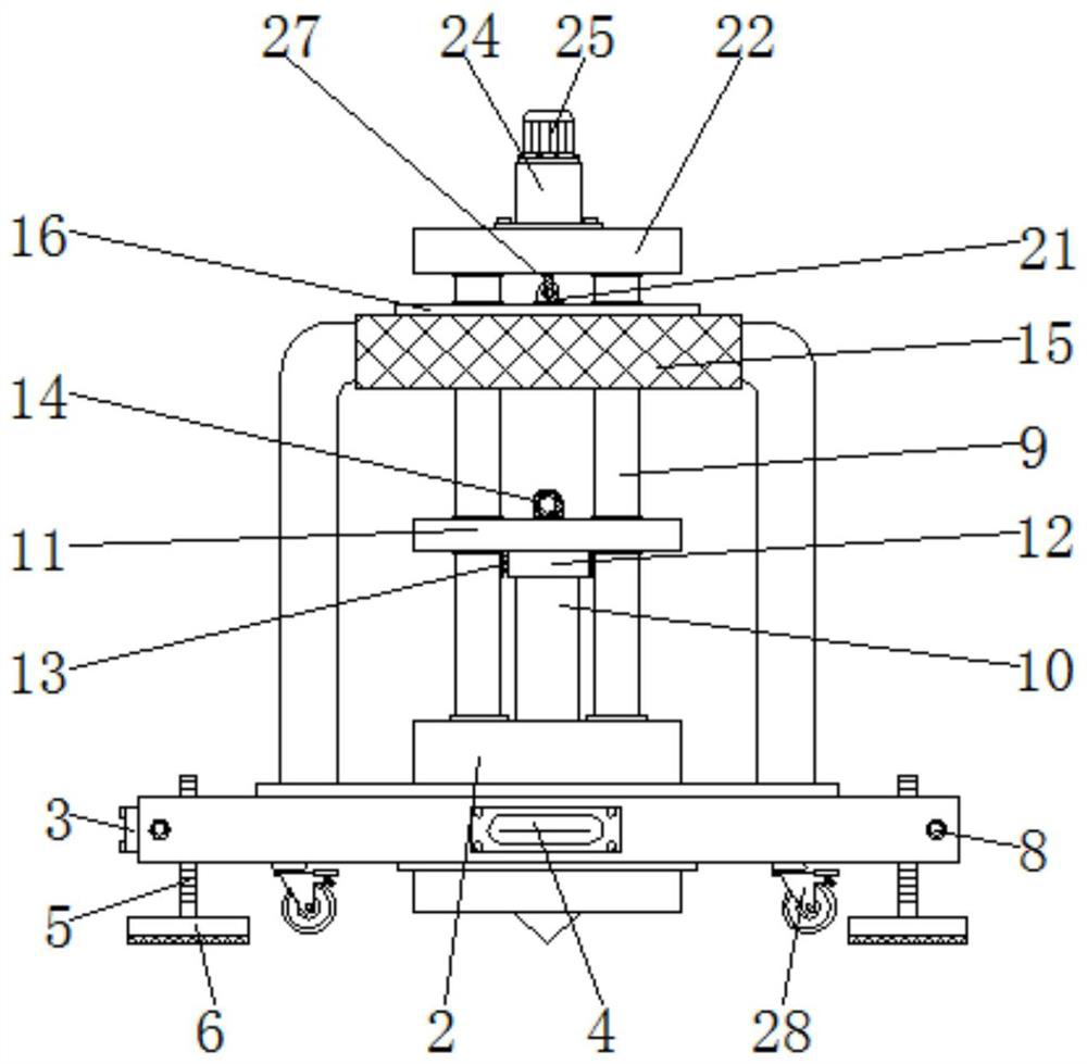 House foundation detection device and using method thereof