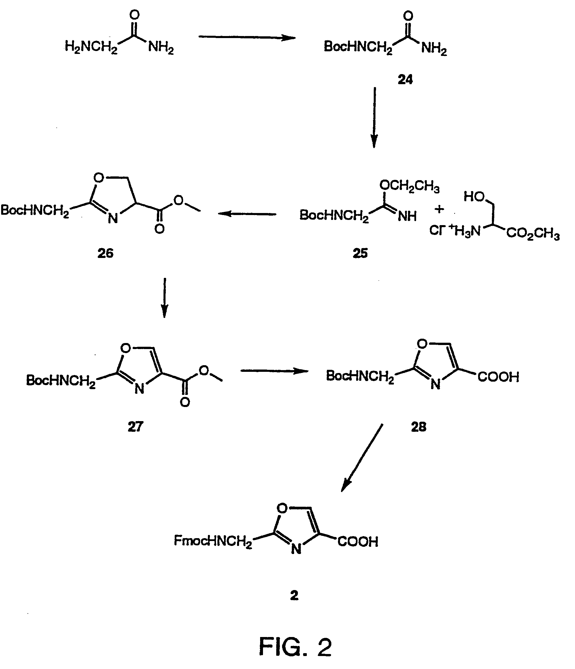 Oxazole and thiazole combinatorial libraries