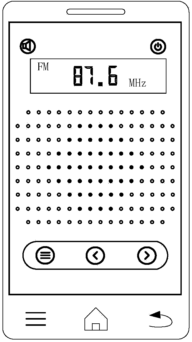 Character display method, device and terminal