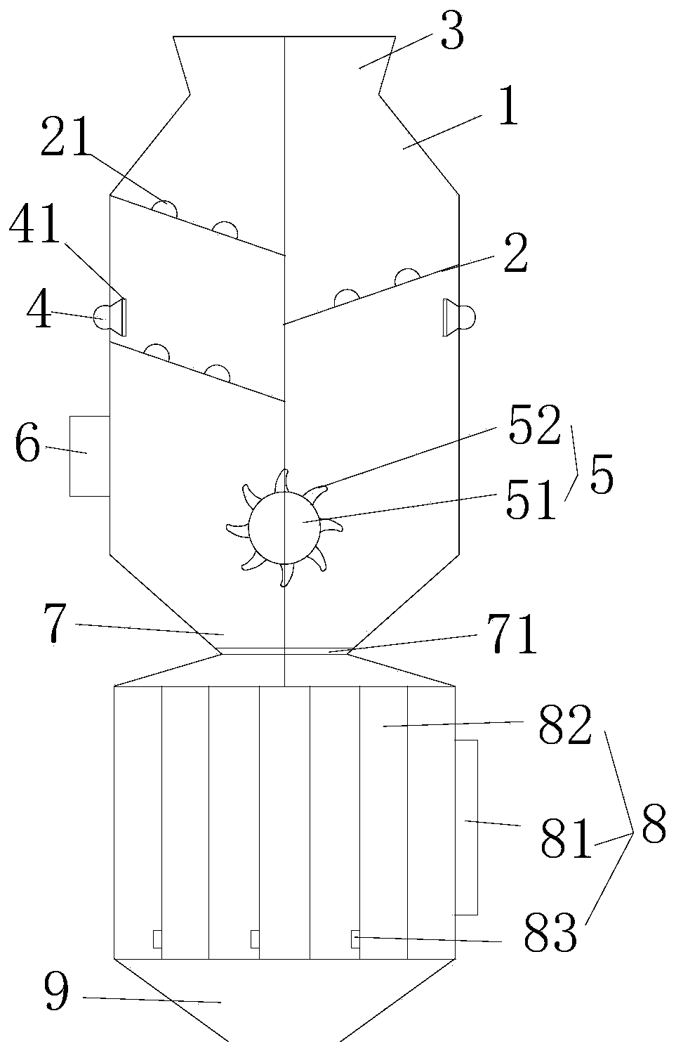 Efficient separating and counting equipment for candy production