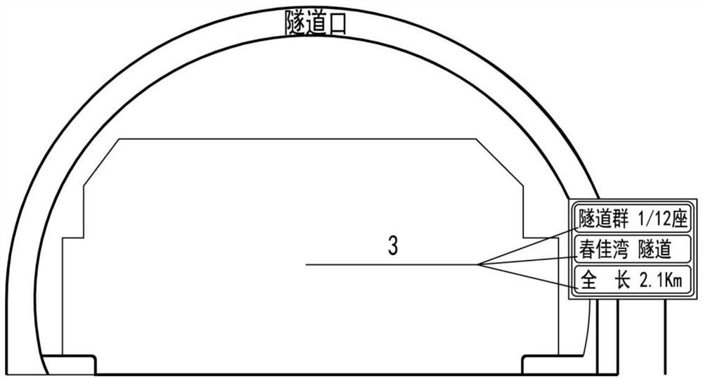 A road tunnel group travel reminder system