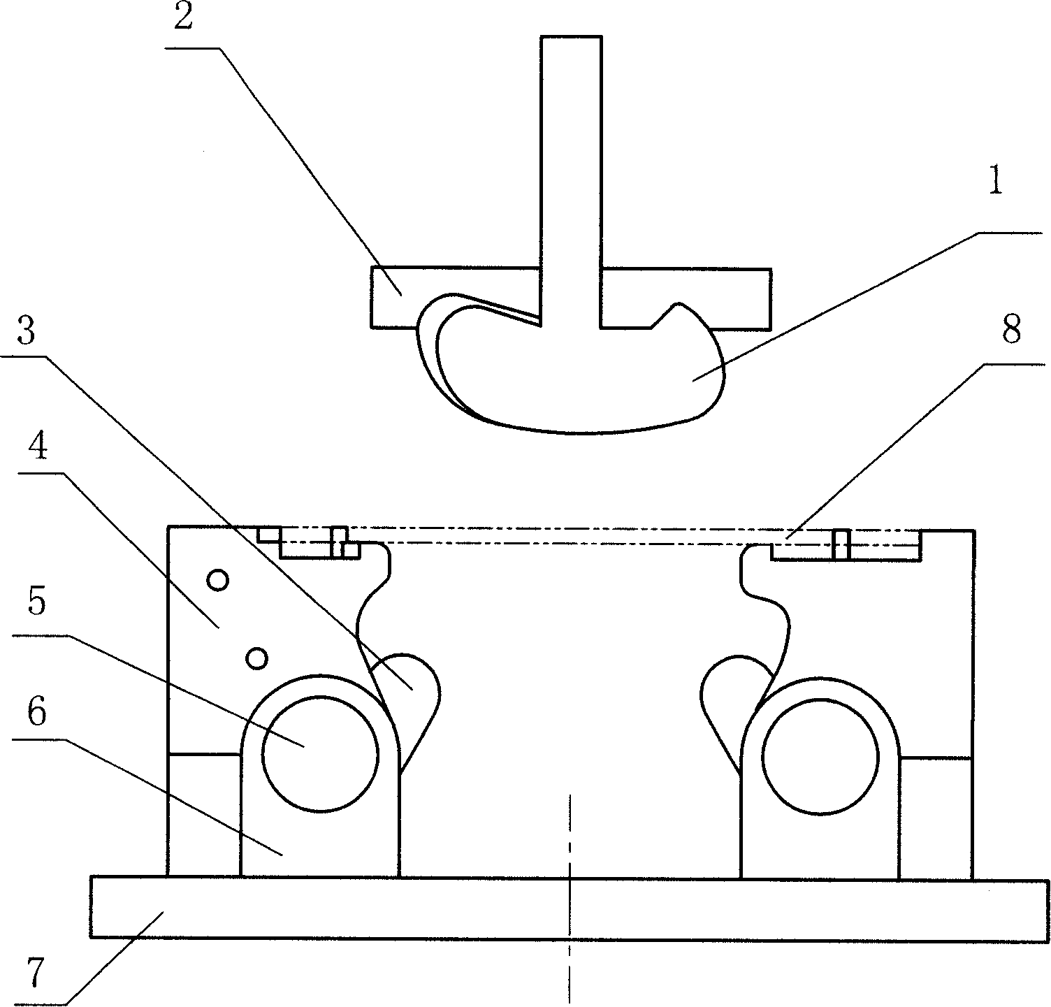 One-time thermoform composite mold for nickel-titanium shape memory alloy patellar concentrator and operation method thereof