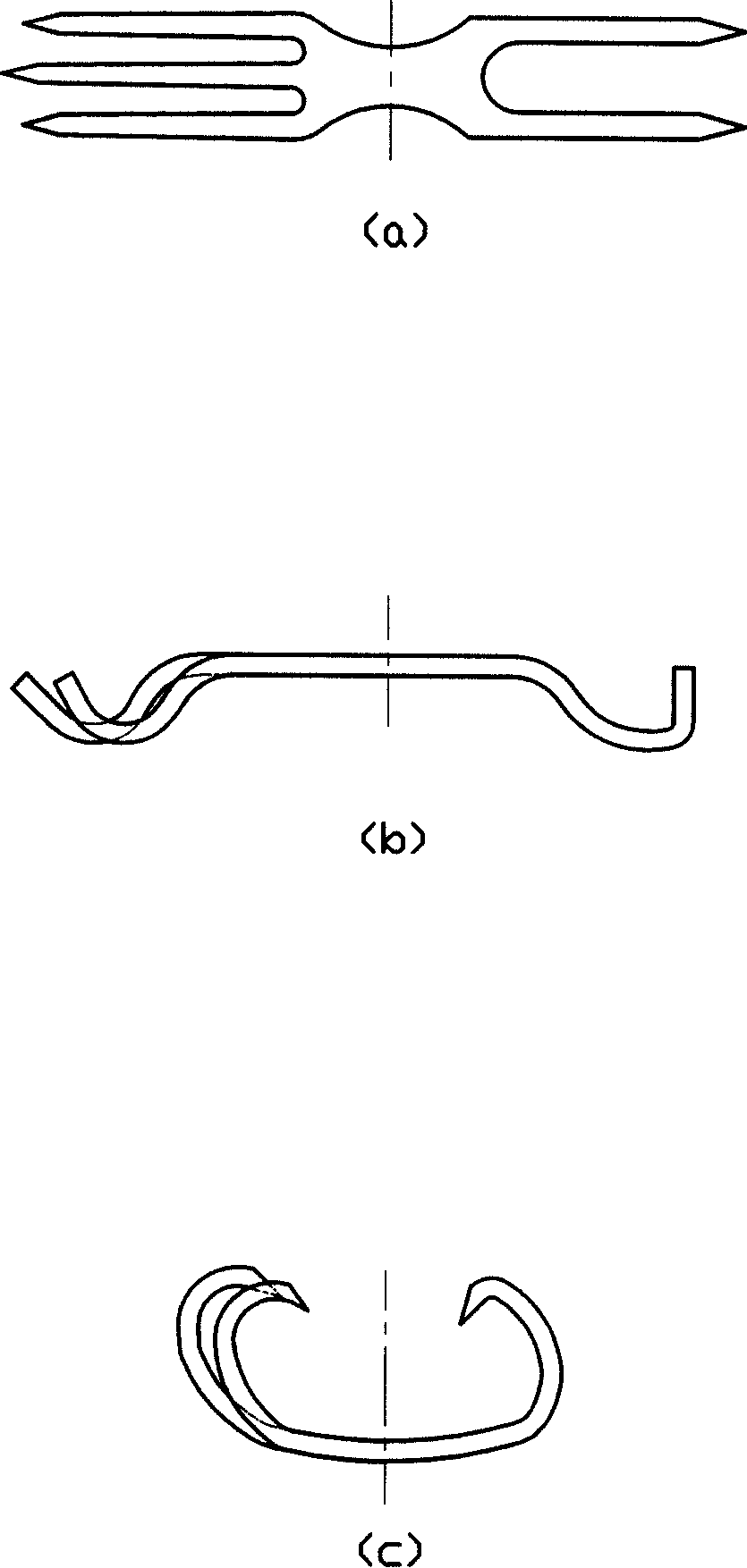 One-time thermoform composite mold for nickel-titanium shape memory alloy patellar concentrator and operation method thereof