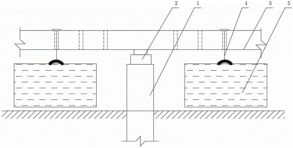 Method for detecting vertical bearing capacity of pile foundation