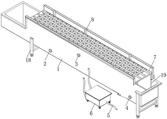 Intelligent nutrient solution conveying equipment for soilless cultivation of fruits and vegetables