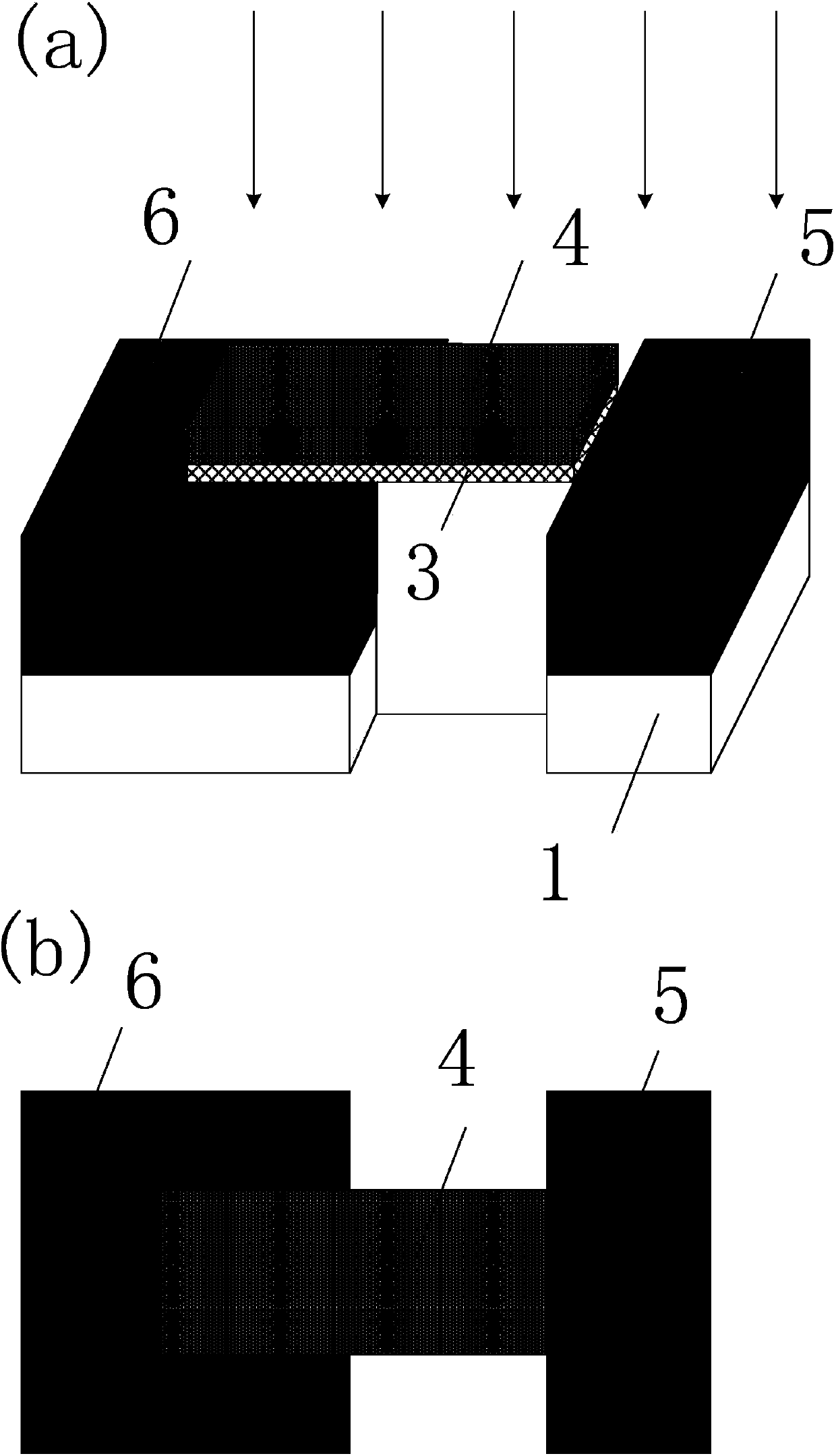 Tunneling field-effect transistor with composite-mechanism strip-type grid and preparation method of tunneling field-effect transistor