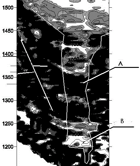 Ground geomagnetic data intuitive color block processing method based on reference equivalent weight