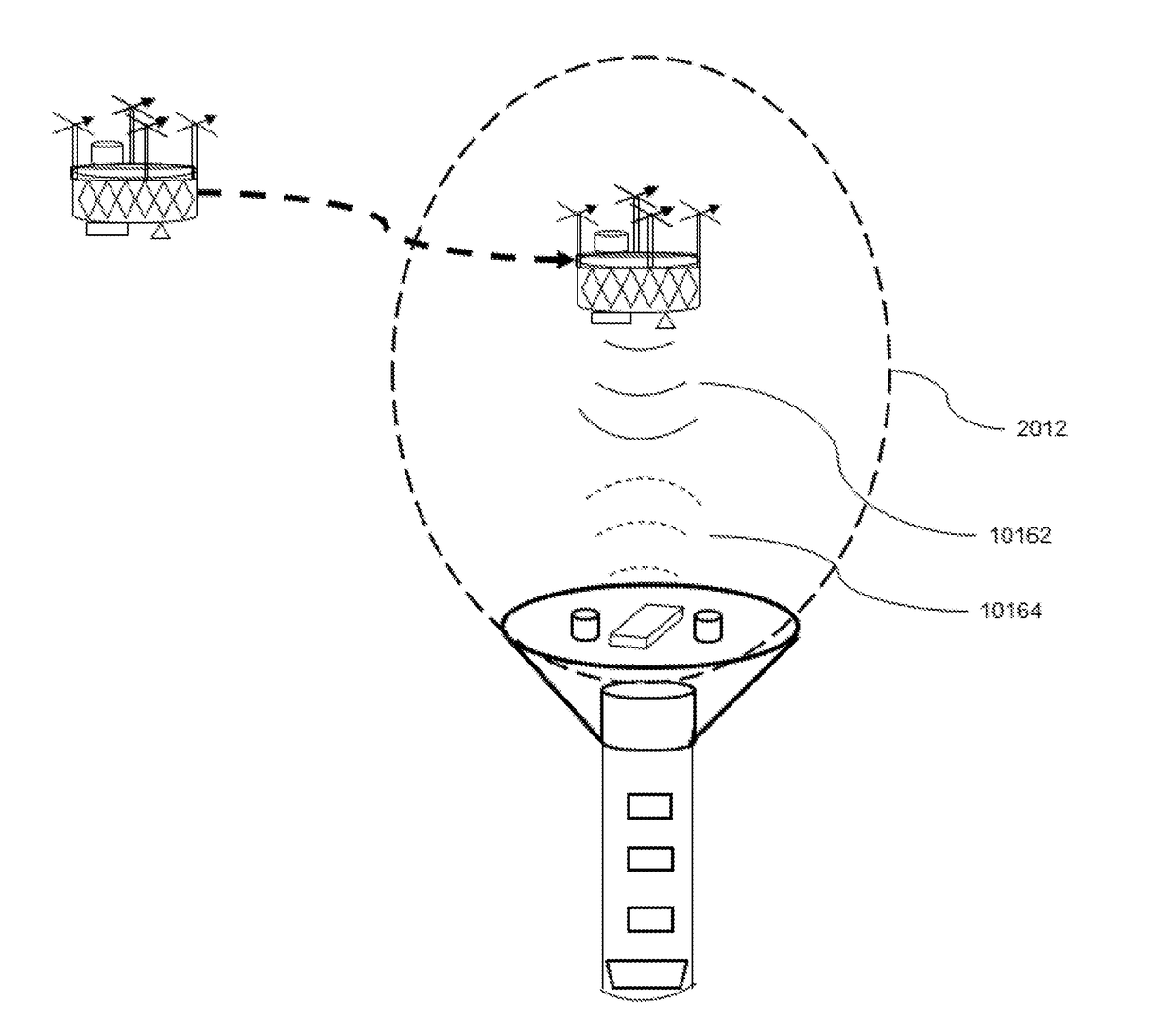 UAV having radar-guided landing function, system and method thereof