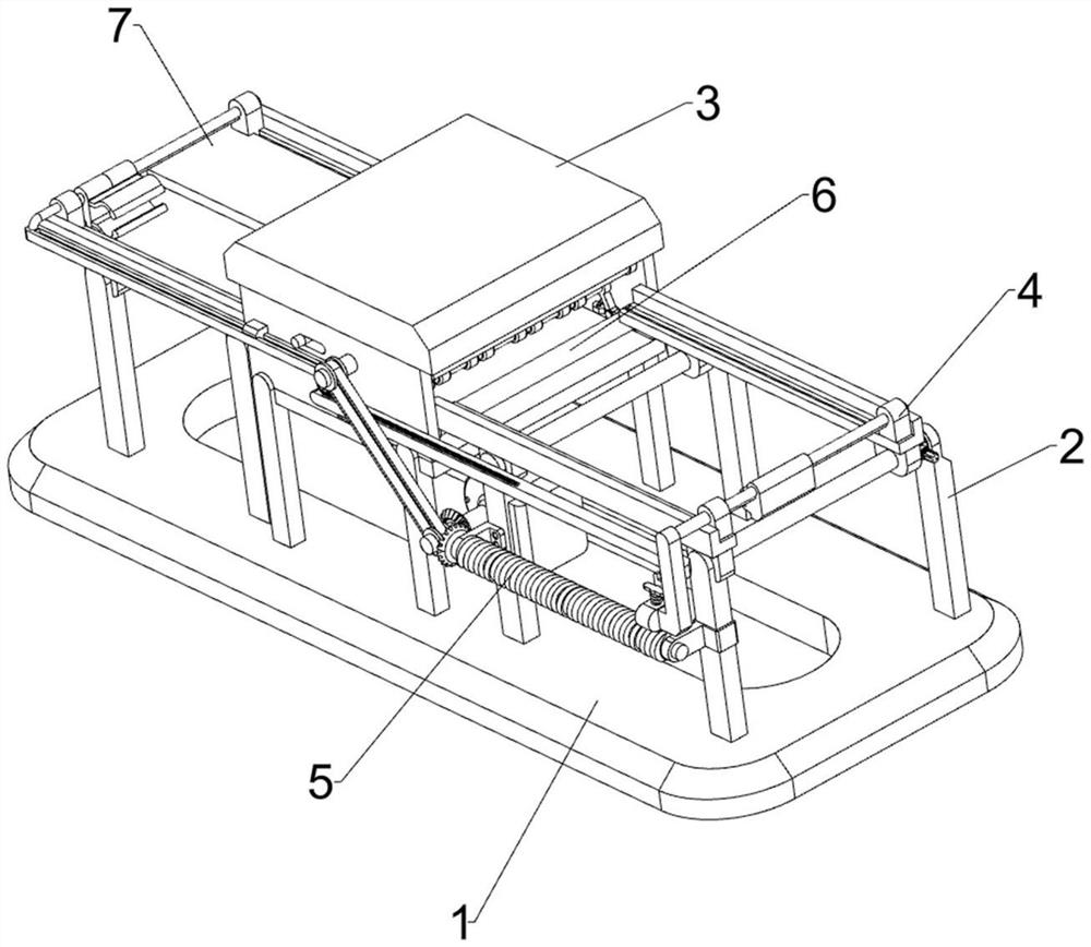 Surface fine polishing device based on PS plate production