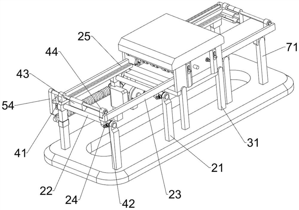 Surface fine polishing device based on PS plate production