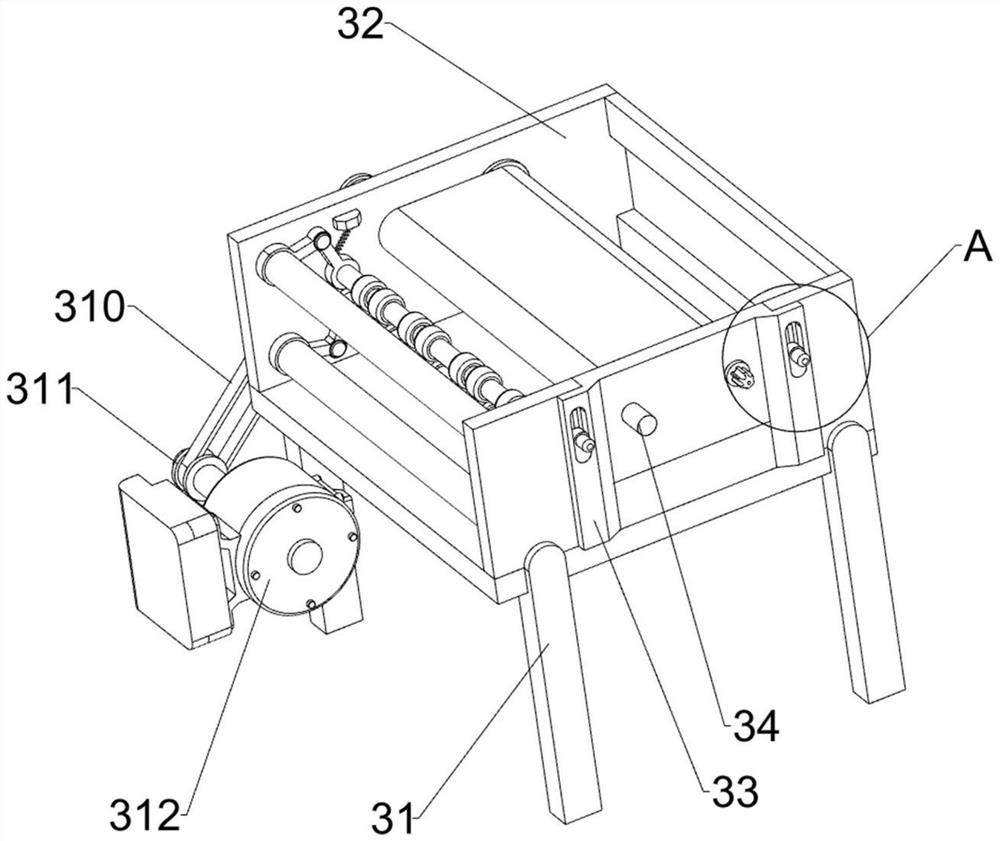 Surface fine polishing device based on PS plate production