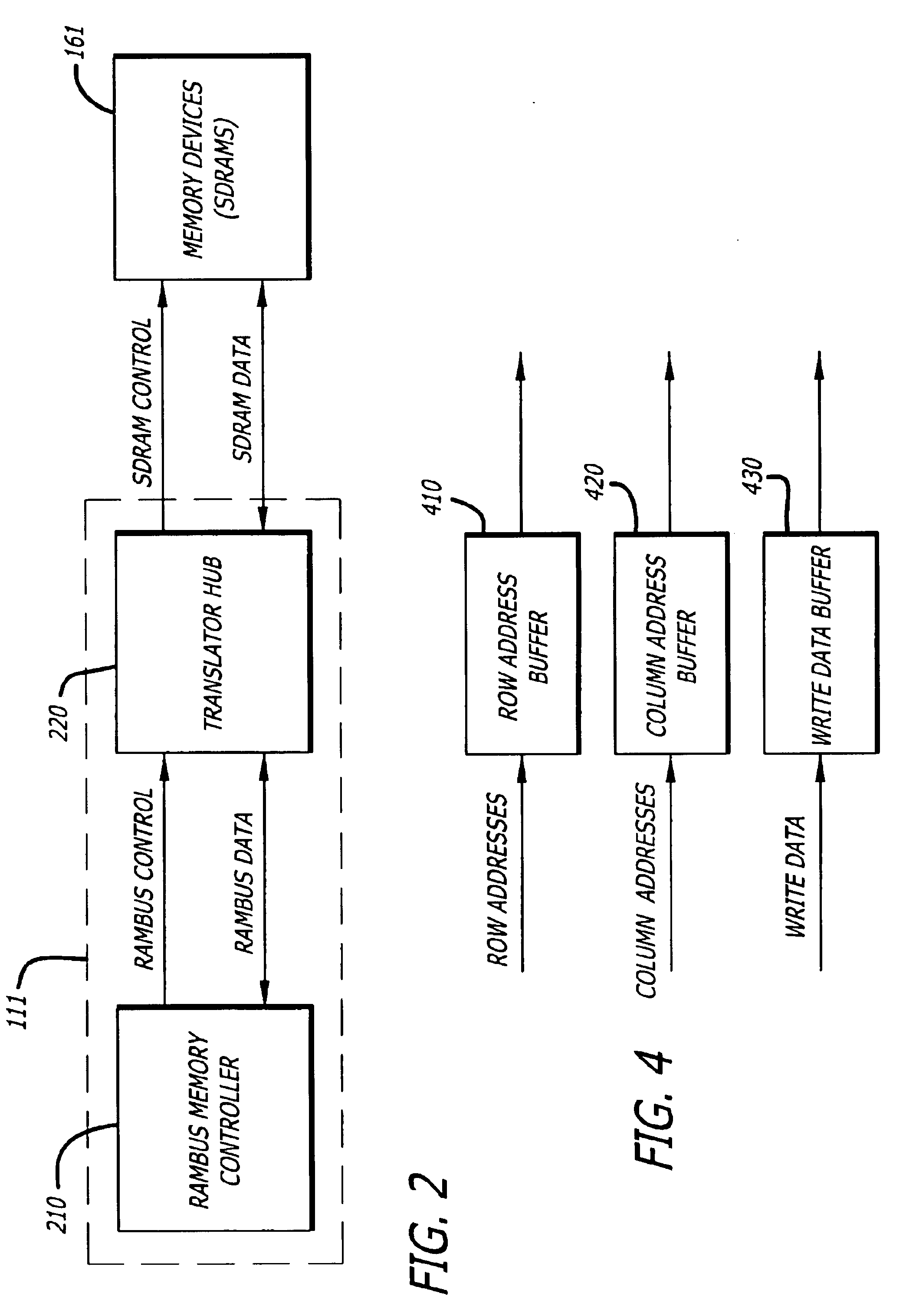 Memory control translators