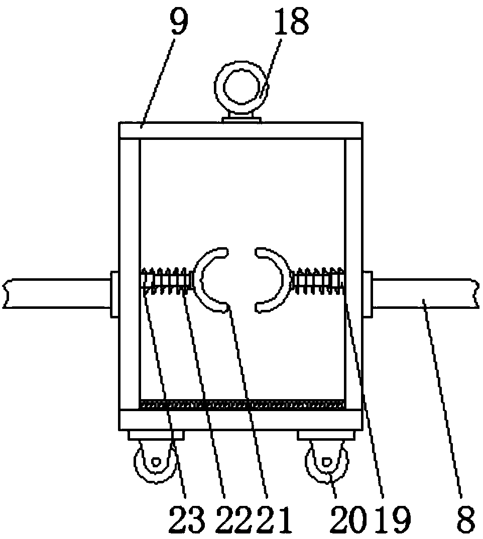 Movable type hoisting device special for water pump