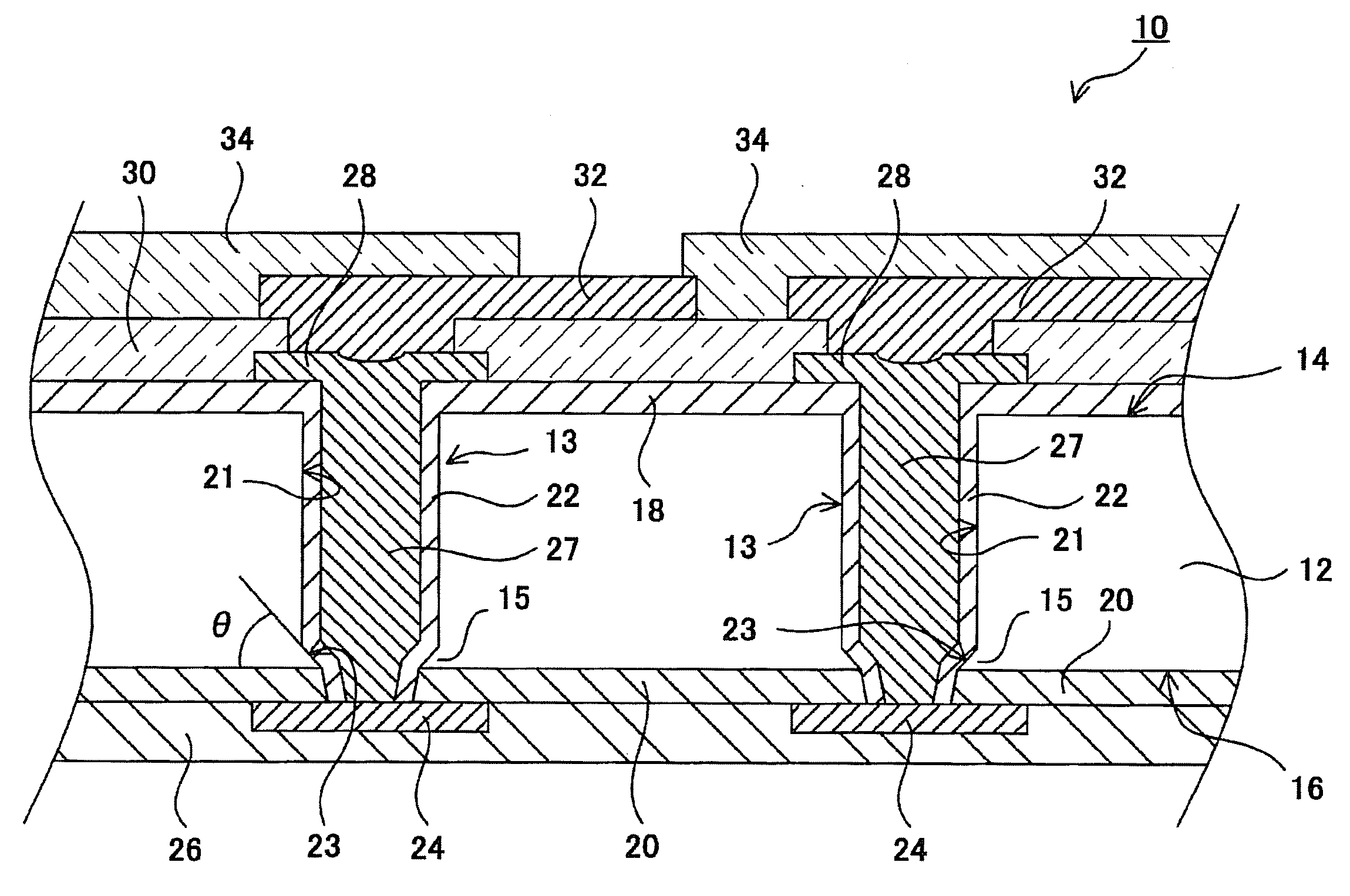 Semiconductor device, circuit substrate, and electronic device