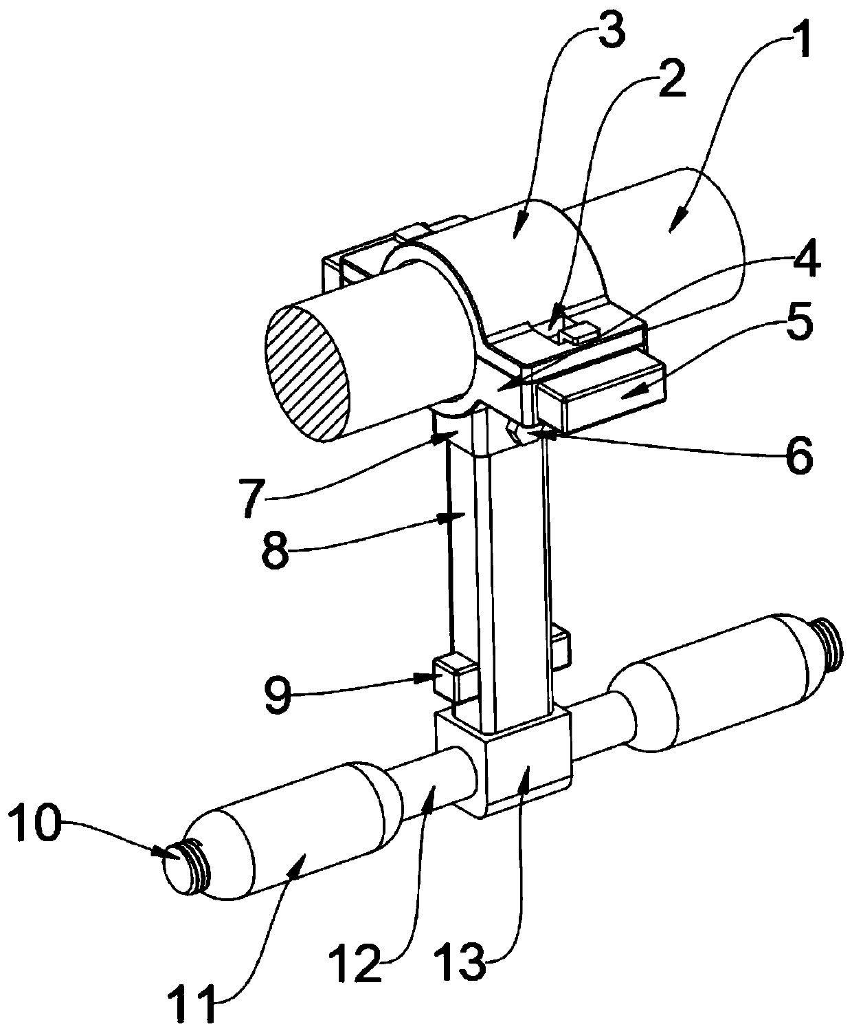 Cable vibration prevention structure