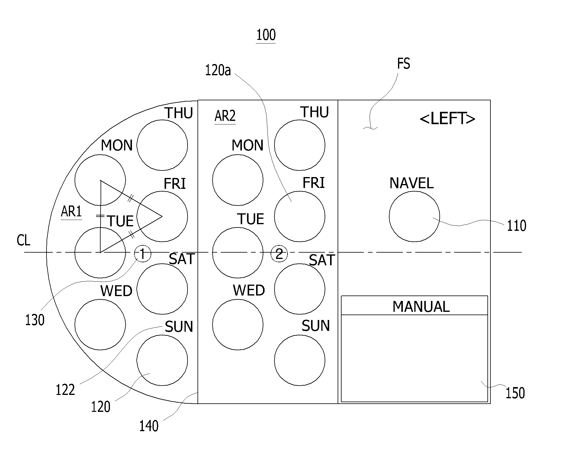 Sheet for guiding location of insulin injection