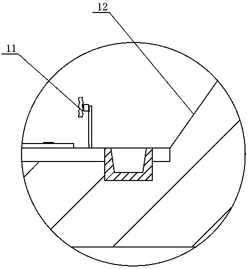 Side ditch structure with guard, member and highway containing side ditch structure