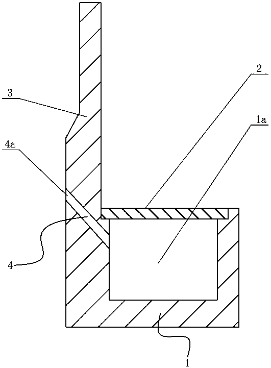 Side ditch structure with guard, member and highway containing side ditch structure