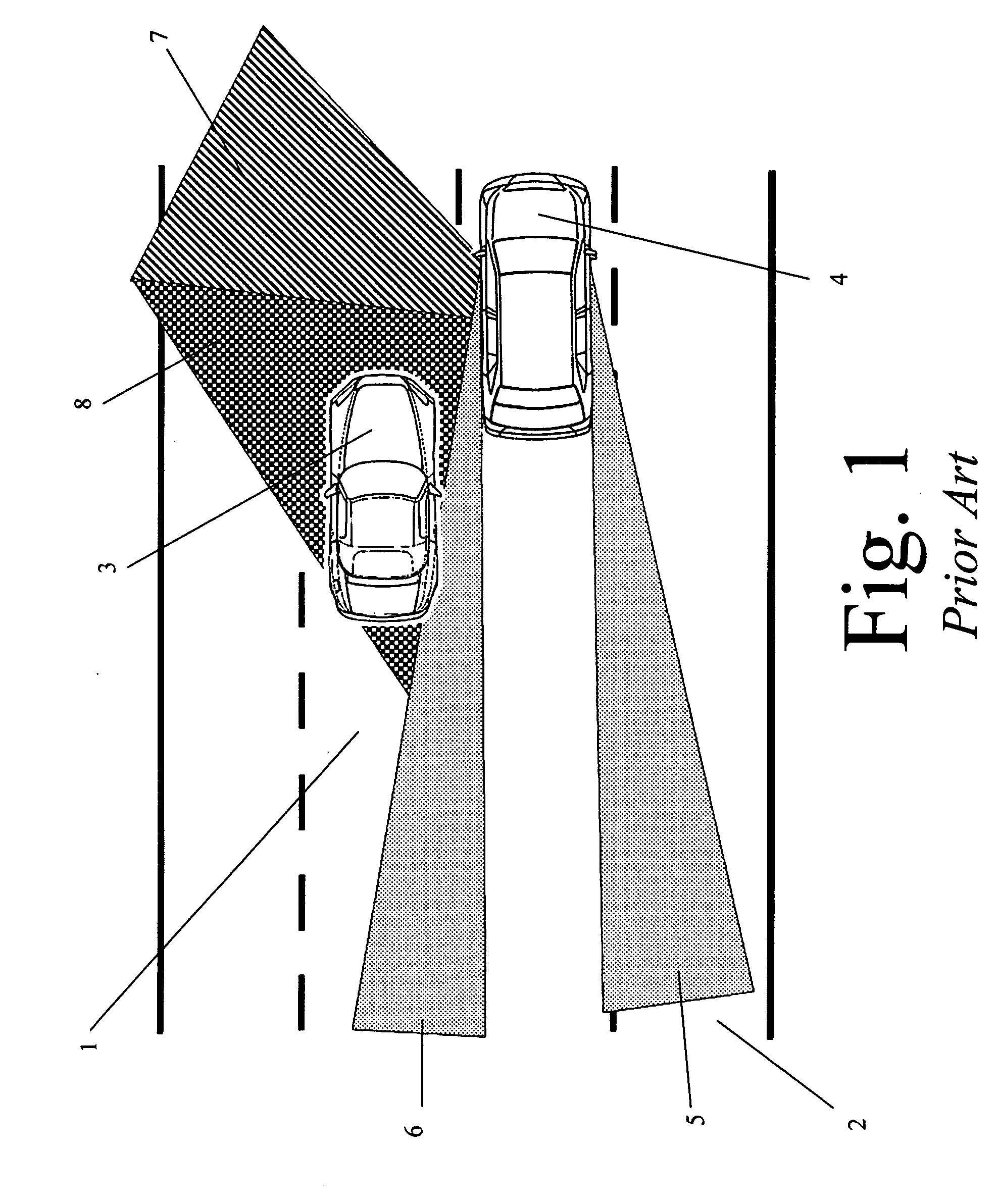 Electrochromatic polymer mirror surface for vehicle blind spot exposure