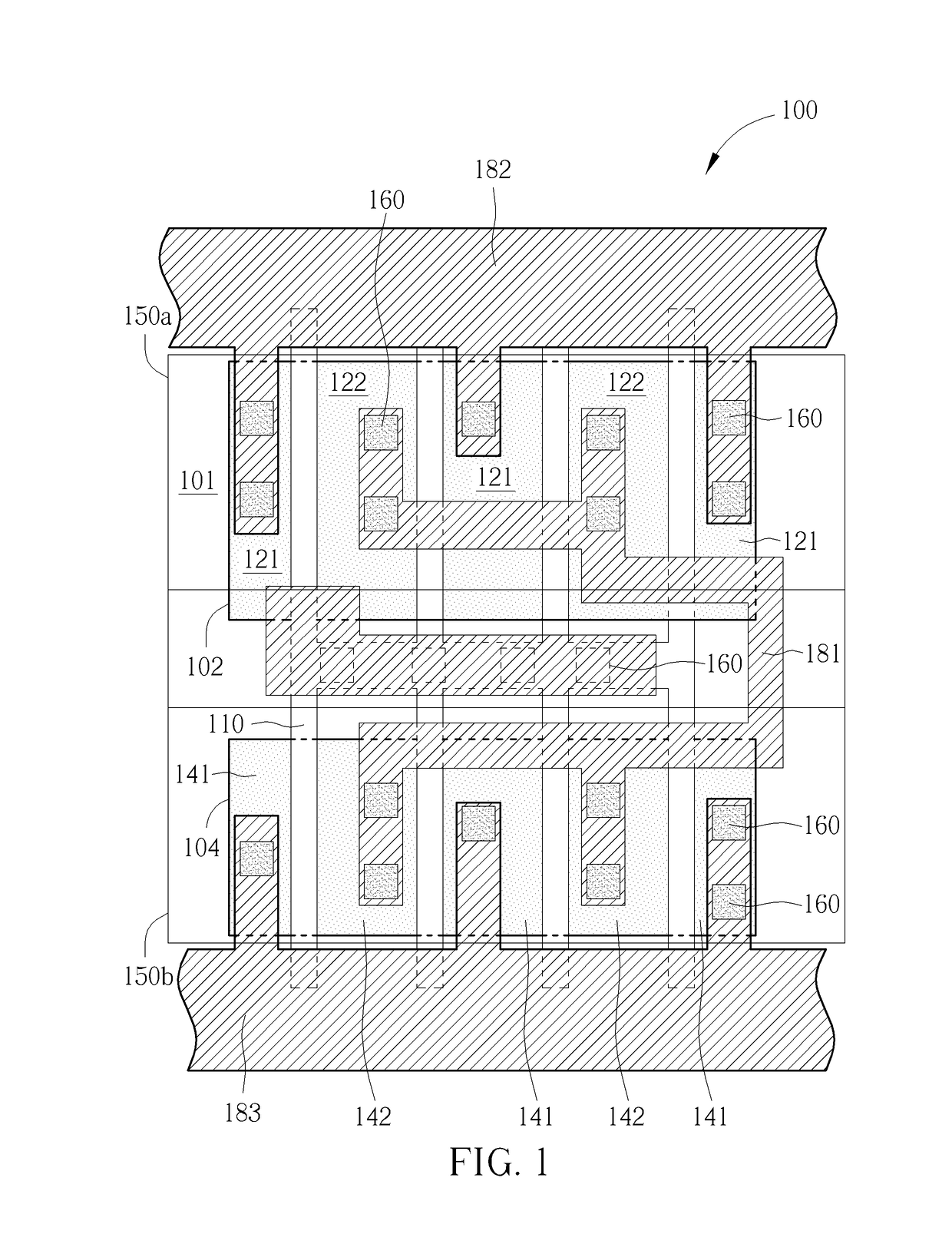 Layout of semiconductor device