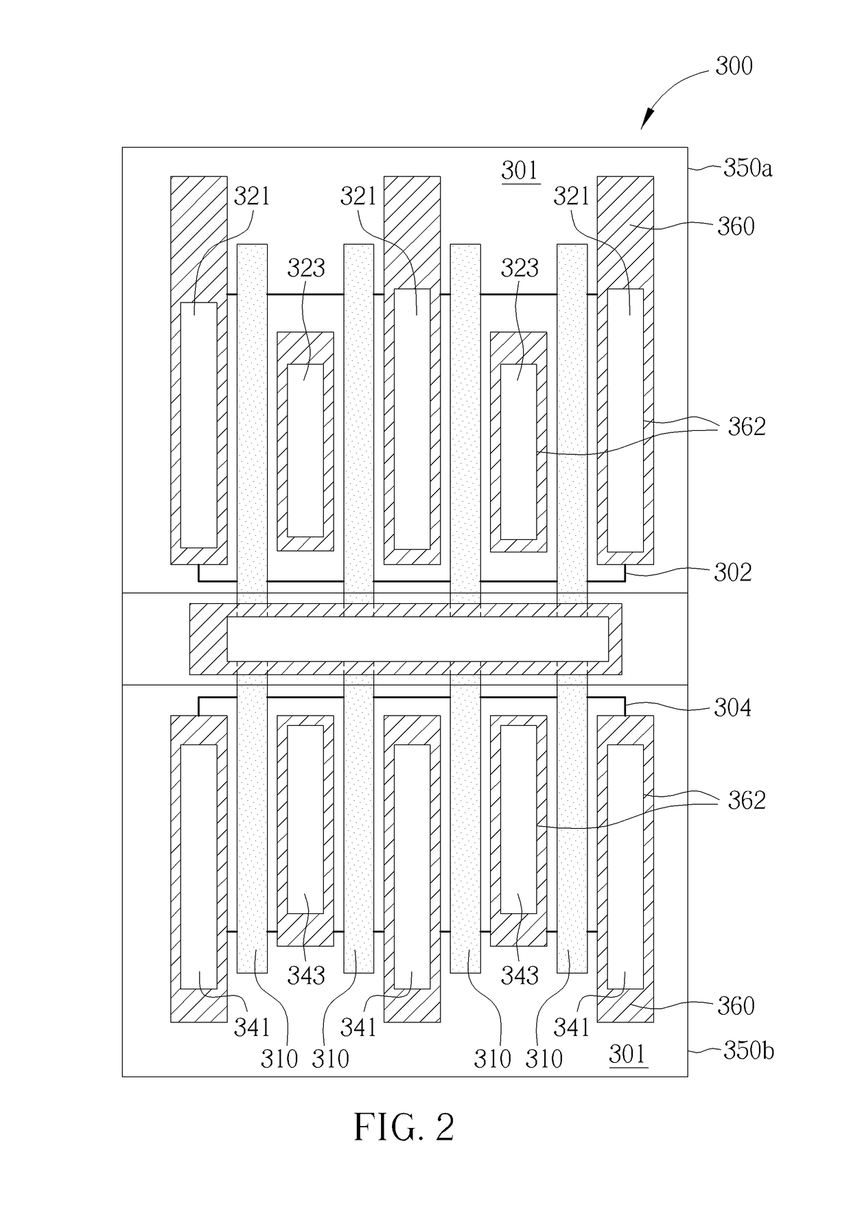 Layout of semiconductor device